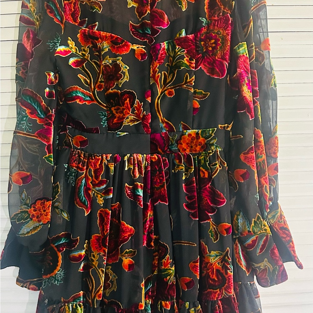 Fate Vibrant Floral Mini Dress